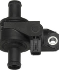 Built Like A Tank Electric Coolant Valve With Female Connector For Hybrids And Domestic Gas Cars Measures 21/32 By 21/32 Inch visible from top angle.