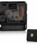 Quartz Clock Movement Replacement For DIY Projects With Quiet Sweep Technology, silent mechanism front and back view