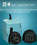 300 GPH 115 Volt Oil Filled Submersible Pump With Aluminum Die Cast Housing Direct Drive, Rust Resistant, Blue
