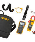 Pro Grade HVAC Multimeter And Clamp Meter Kit With AC DC Voltage, 400 A Clamp, Microamps Flame Sensor Testing, Test Leads, Case