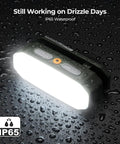 Movable Area Light For Camping And Emergencies Rechargeable 3200mAh Lantern With IP65 Waterproof Design in rain
