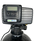 Fleck 5600SXT Metered Water Softener Valve with Digital Head and Battery Backup for Home Systems, front view