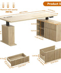 Workhorse L Shaped Standing Desk With Drawers And Cabinet Electric Height Adjustable Corner Desk for Sit Stand Office dimensions