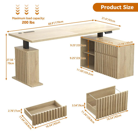 Workhorse L Shaped Standing Desk With Drawers And Cabinet Electric Height Adjustable Corner Desk for Sit Stand Office dimensions