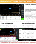 OTDR Optical Fiber Tester 1310nm And 1550nm With 28 And 26 dB Dynamic Range And 150km Test Distance parameters interface