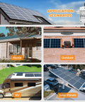 Application scenarios for 40Amp 550V DC Solar Panel Disconnect Switch For Solar PV Homes Mini Circuit Breaker Box Easy Install.