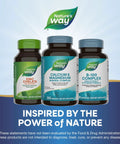 Nature's Way Calcium And Magnesium Mineral Complex for Strong Bones and Muscle Support, 750 mg, 250 Capsules bottle