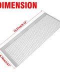 Diamond Painting Ruler With 1020 Blank Grids And Diamond Mesh Alignment Tool For 5D Diamond Art DIY Craft Accessories For Precise Dot Placement Round Drill Guide Must Have Gift For Crafters, showing dimensions.