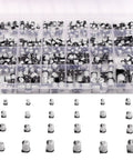 24 Values 1uF To 1000uF SMD Aluminum Electrolytic Capacitors Assortment Kit With Storage Box organized by type