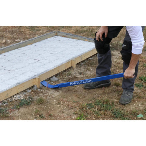 56 Inch Open Angle Monster Pry Bar Built Tough All Steel With Durable Powder Coat For Maximum Leverage Prying Loose Forms Concrete