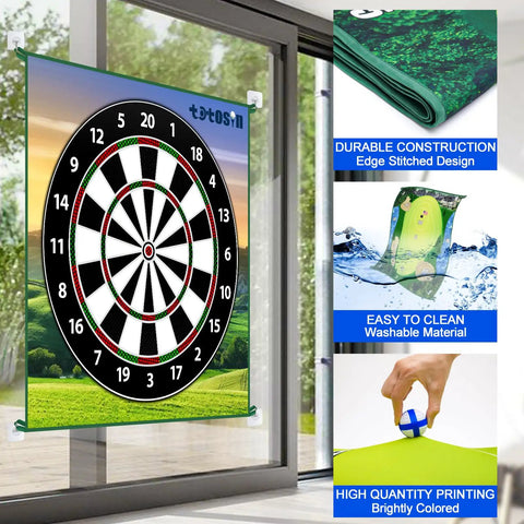 Chipping Golf Game Set With Hitting Mat And Double Sided Practice Mat 70 By 70 Inch Indoor Outdoor Training Kit With 20 Sticky Balls