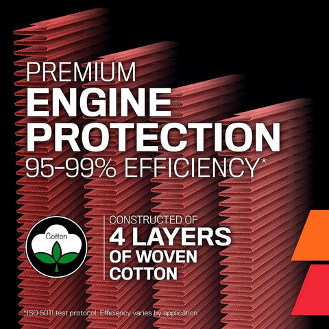 High-Flow Lifetime Engine Air Filter For 2019-2026 GM Trucks And SUVs Boosts HP And Throttle Response Washable Design