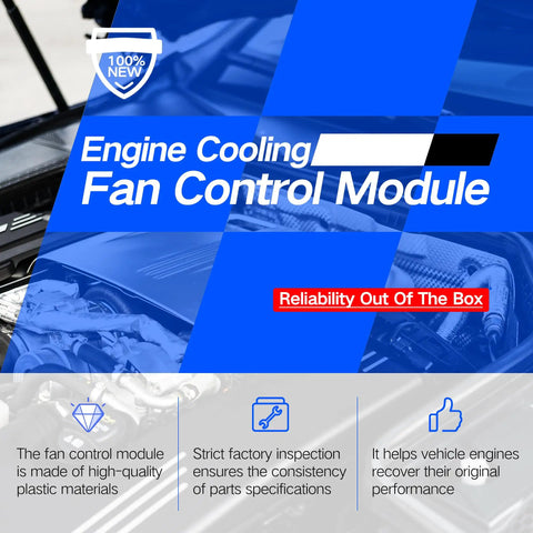 Plug And Play Cooling Fan Control Module Ready To Roll For Volvo S60 S80 V40 V60 XC60 XC70 And Land Rover Evoque Freelander II And Ford Galaxy Replace OE 940009402 7T438C609BA 940004204 promotional image