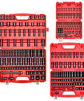 Half Inch Drive 26 Piece Impact Socket Set With Shallow 6 Point Sockets In CR-V Alloy Steel, Metric 10mm To 36mm in cases