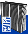 213CBN Replacement Filter For Whole House Air Purifiers MERV 13 With Carbon Odor Reduction shown with Made in USA badge