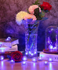 Blue Submersible LED Light Set Tiny But Mighty Battery Powered Flameless Lights With Up To 100 Hours Of Continuous Brightness