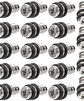 20 Pack Self Tapping Shelf Pegs For Cabinets And Bookcases, Cold Rolled Steel, Heavy Duty Load Bearing, No Fuss Install