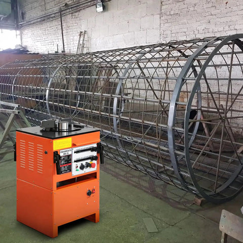 1600W Electric Rebar Bender And Cutter Two In One Steel Bar Tool With Foot Pedal Portable Bending Machine for metal fabrication.
