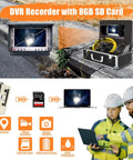 Badass Sewer Camera With Locator And 512Hz Sonde Transceiver, IP68 Waterproof Pipe Inspection Tool Featuring 7 Inch LCD Screen.