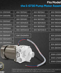 Water Pump And Motor Assembly For Hoshizaki Ice Machines With Cable And Plug Service Kit Beefed Up For High Ice Production Easy Install Replacement Part For Continuous Reliable Daily Use and compatible models.