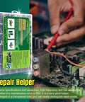 Dope 925Pcs Electrolytic Capacitors Kit With 36 Values In A Clear Plastic Case on a circuit board repair scene