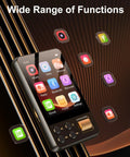 128GB Bluetooth 5.4 MP3 Player With Built In HD Speaker FM Radio Voice Recorder HiFi Sound