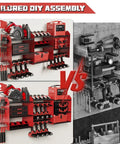 Power Tool Organizer Wall Mount With Charging Station For Your Garage With Customizable 15 Inch Shelves 8 Drill Holders