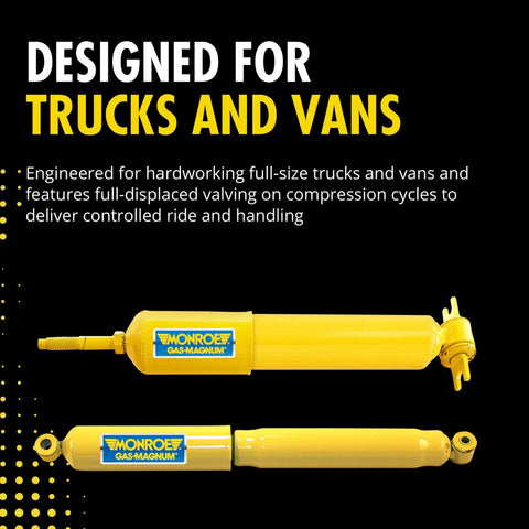 Gas Magnum 34690 Heavy Duty Suspension Shock Absorber For Chevrolet Silverado 2500 HD And Silverado 1500 HD Classic design