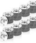 Foam Board Washer Set 220 Pcs Galvanized Steel One And One Eighth Inch Fasteners stacked for foam board panel installation