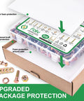 608-Piece Heavy Duty Grade 8.8 Alloy Steel Bolts And Nuts Assortment Kit with packaging protection details visible.