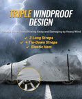 All Weather SUV Car Cover 6 Layer Heavy Duty Waterproof With Inner Cotton Lining 188 To 198 Inch Universal Fit in storm.