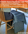 Foldable Leg Warmer With Soft Blanket Under Desk Heater 235W Personal Space Heater For Home Office Quiet Operation