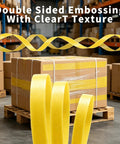 Heavy Hitter Polypropylene Strapping Kit With 3500 Feet Of Half Inch Pallet Tape aluminum tensioner and manual crimper with packaging.
