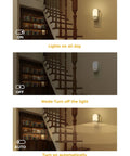 2 Pack Motion Activated Night Lights Plug In Wall Lights With Auto On Sensor Warm White 3000K Adjustable Brightness 30 And 60 LM in on, off, and auto modes