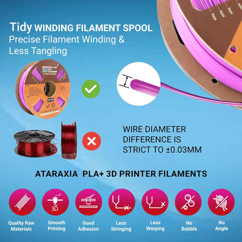 Premium Plus Plaplus Filament 1.75Mm 1Kg Spool Includes A Tight Sealed Storage Bag For Predictable Fdm 3D Printing Flow And Crisp Edges That Come Out Straight Fire On Demand