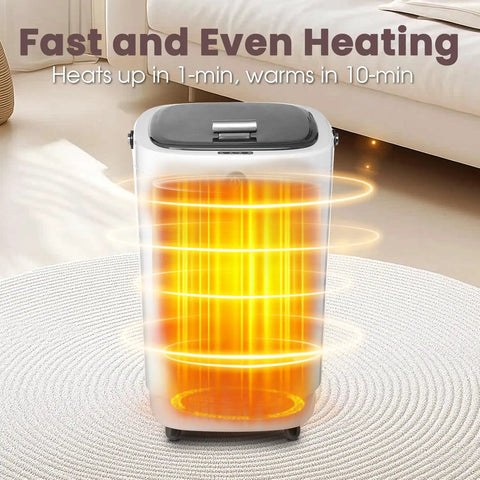 Bucket Style Towel Warmer For Bathroom, Luxury Large Spa Heater That Heats Oversized Towels with fast and even heating feature