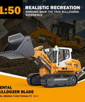 Grown Up Metal Mini Remote Control Loader With Lever Driven Digging System 1 to 1 Scale Full Channel Drive RC Digger Model