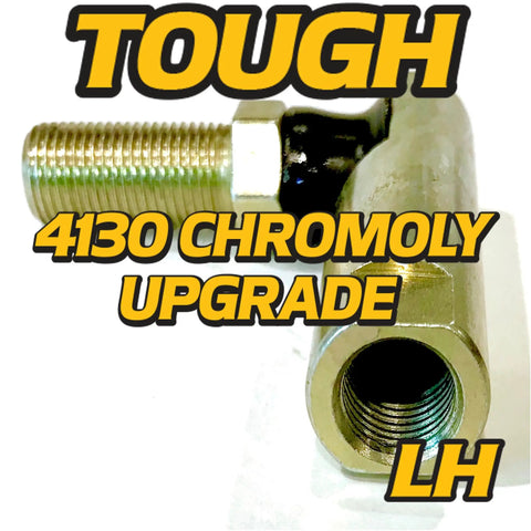 Heavy Duty Switch Beefed Up Ball Joint With Tough Crimp End 50 Percent Stronger Crimp Construction Zinc Yellow Coating Rust Protection For 1120917 LX420 LX423 LX425 LX426 LX427 LX460 LX466 LX468 LX500 GT2100 GT2200 GT2300 with threaded end