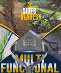 Workhorse Triangle Garden Hoe With Long Adjustable Handle 38.8 To 52.7 Inches Carbon Steel Weeder Cultivator in action