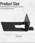 Side view of 2 Pack Line Cutting Blade For Homelite RY15523A And RY15523AVNM String Trimmers, 2.32-inch, steel blade.