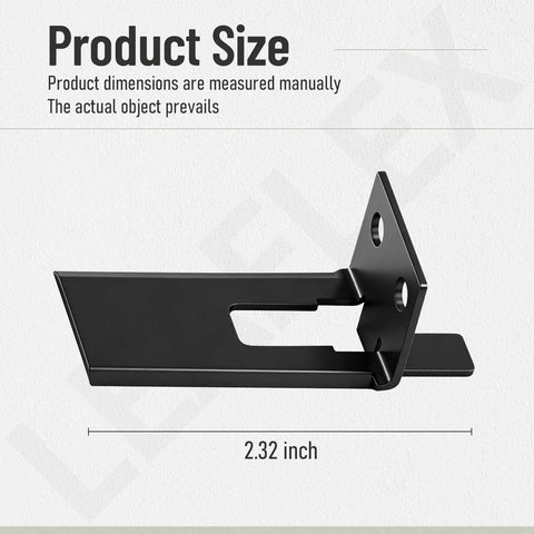 Side view of 2 Pack Line Cutting Blade For Homelite RY15523A And RY15523AVNM String Trimmers, 2.32-inch, steel blade.
