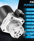 Straight Swap Rear Axle Differential Actuator Motor For Hyundai Santa Fe Tucson Kia Sorento Sportage Zero Hassle Heavy Duty Oem 47810 3b500 Direct Mount close-up of motor part numbers.