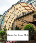Shade Cloth 7x7ft With 90 Percent Sun Blocking installed over garden pergola