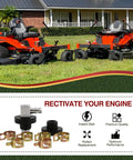 Red ride-on mowers with Fuel Tank Stem And Bushing Kit For Ride On Mowers Fits Husqvarna Craftsman AYP Poulan Pro Roper Weed Eater
