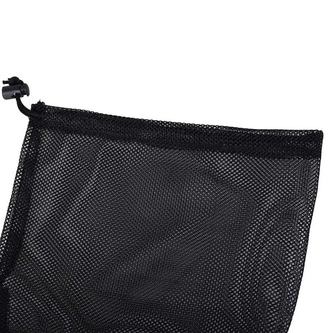 5 Pack Nylon Mesh Drawstring Bags For Sports Gear And Outdoor Equipment With Cord Lock Closure Lightweight Moisture Resistant Storage Organizer