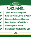 Organic Plant Tone 5 3 3 All Purpose Plant Food For Flowers Vegetables Trees And Shrubs Slow Release Natural Fertilizer 50 Lb Bag The Original Organic Fertilizer For Your Garden Hustle, Espoma label