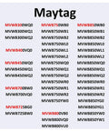 Maytag model numbers chart for washing machines including Premium Washing Machine Tub Rebuild Kit For Part 8545956.
