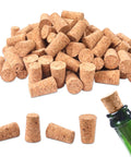 Natural Wood Corks 100 Pack For Wine Beer And Liquor Bottles Handy Tapered Wooden Stopper Plugs Bulk For Crafts Replacement Cork Stoppers