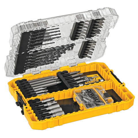 80-Piece Drill Bit And Screwdriver Set With Connectable Storage System, Patented Bit-Bar Design For Easy Bit Removal.