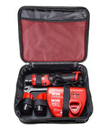 M12 FUEL 12V Straight Die Grinder Kit with Brushless 0.3 HP Motor, 3 Speed RPM Control, two 2.0Ah batteries, charger, tool bag